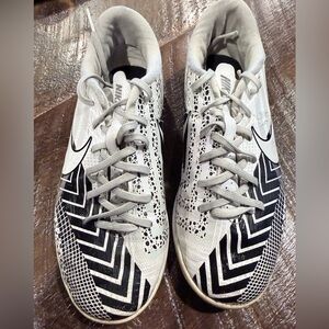 Nike Kids Black and White Patterned Sneakers